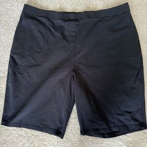 Susan Graver Women's Premium Stretch Straight Leg Bermuda Shorts